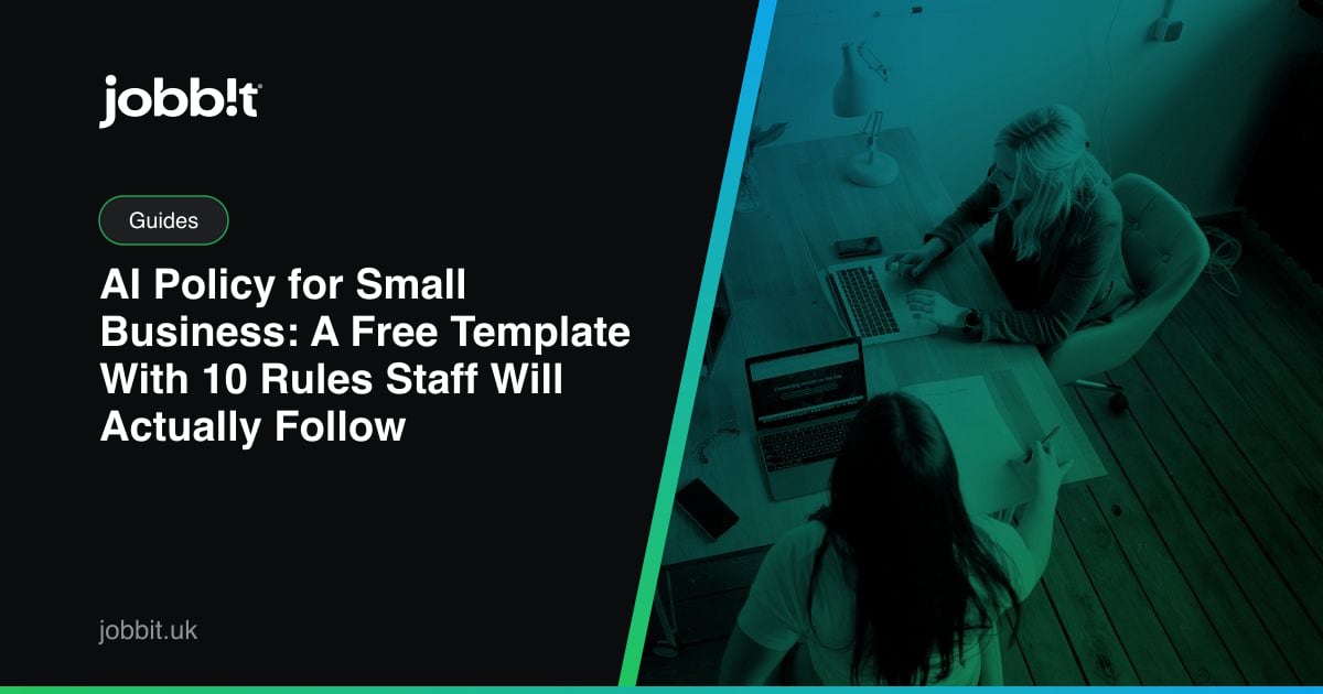 Policy sull'AI per piccole imprese: modello gratuito con 10 regole da rispettare