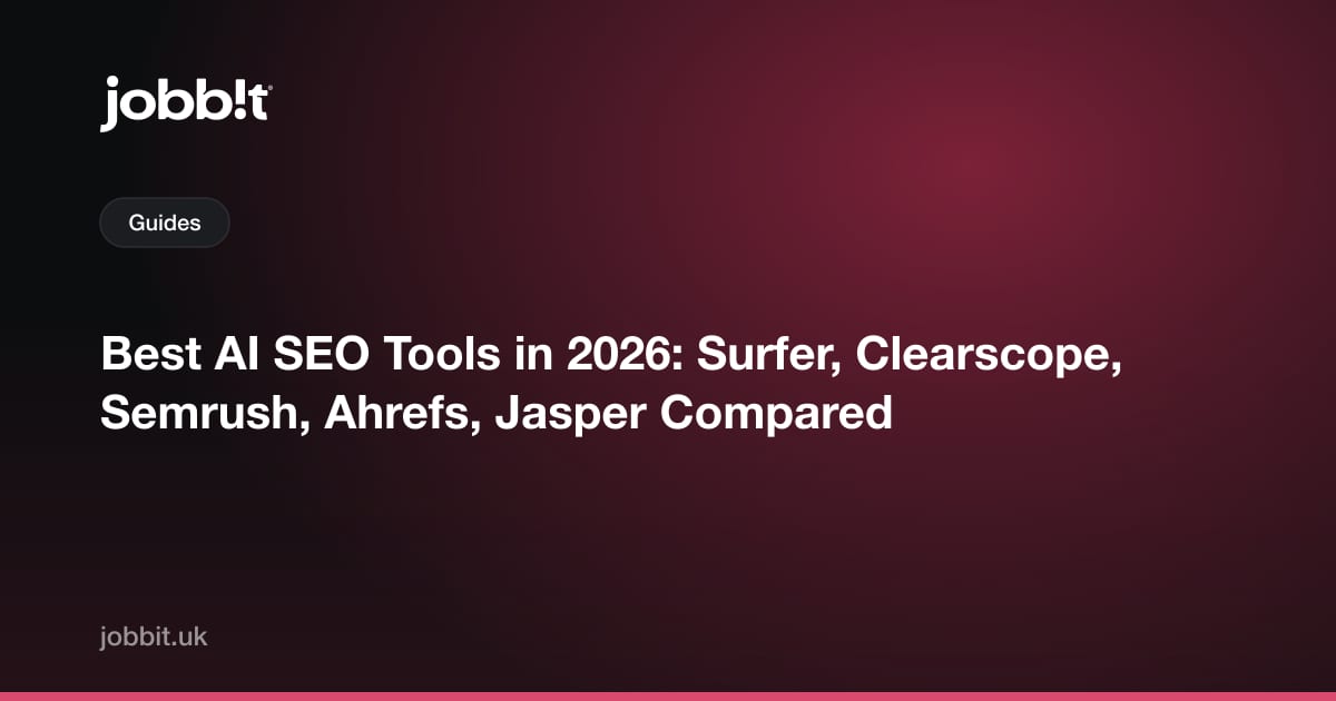 I migliori strumenti AI per la SEO nel 2026: Surfer, Clearscope, Semrush, Ahrefs, Jasper a confronto