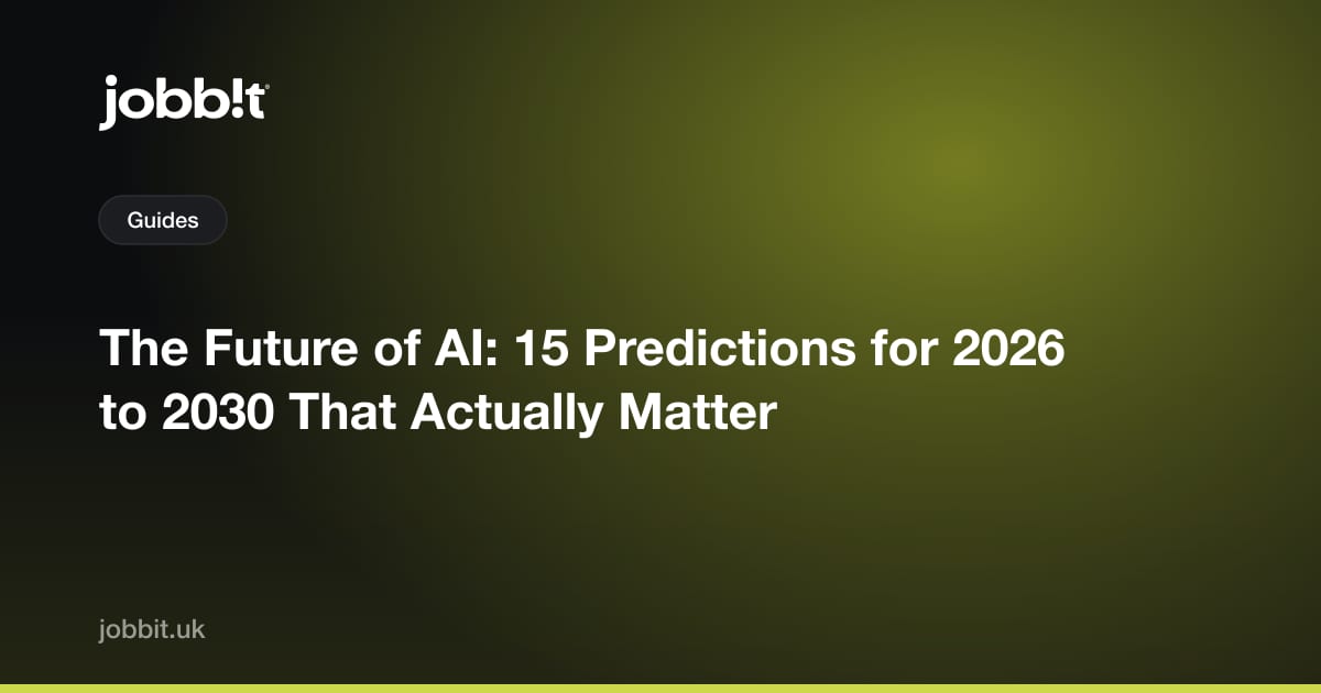 مستقبل الذكاء الاصطناعي: 15 توقعًا لعامي 2026 إلى 2030 تستحق الاهتمام فعليًا