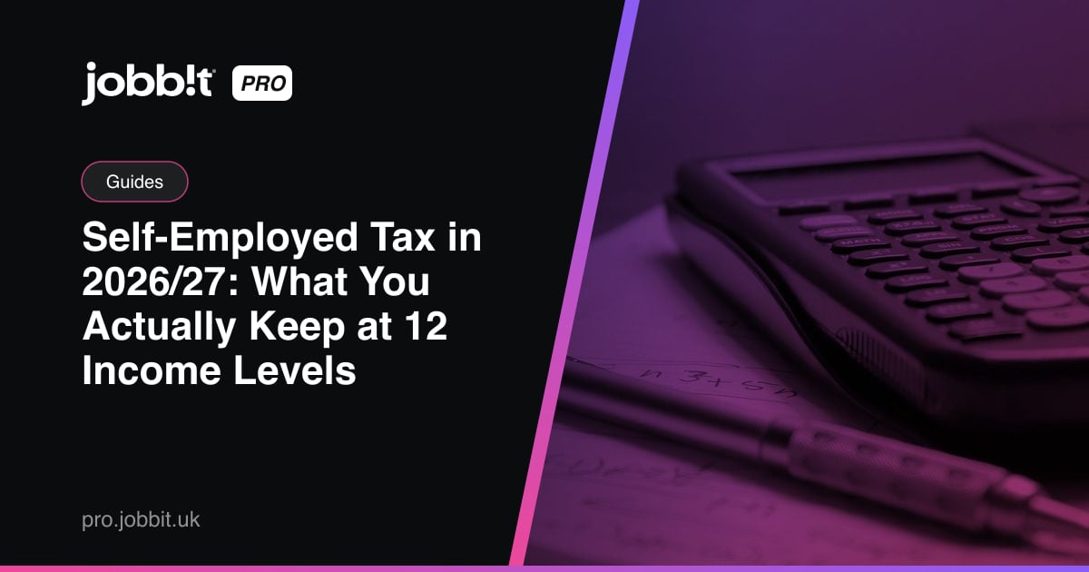 Self-Employed Tax in 2026/27: What You Actually Keep at 12 Income Levels